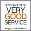 Providing very good service for online shopping logo